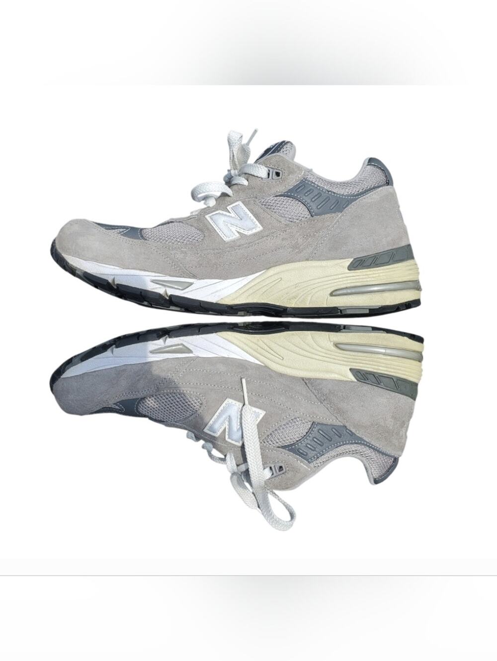 New Balance 991 Men's Neutral Gray Suede Sneakers (US 9.5/EUR 43)